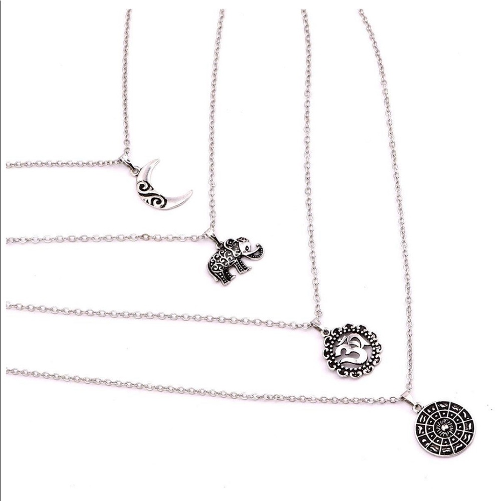 MOON BOHO MULTI-LAYER NECKLACE - Picture 4 of 5